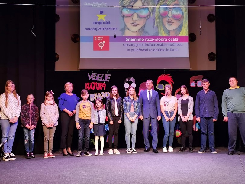 Zelo uspešni učenci na natečaju Evropa v šoli – 2. in 3. mesto v Sloveniji
