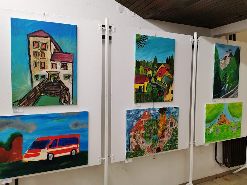 Otvoritev razstave 38. slikarskega ekstempora mladih likovnikov Bele krajine v Gradcu