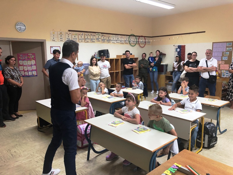 Prvi šolski dan prvošolcev