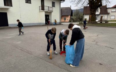 Čistilna akcija 3. in 4. razreda