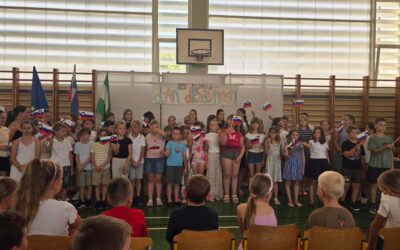 Prireditev ob dnevu državnosti in zaključku šolskega leta
